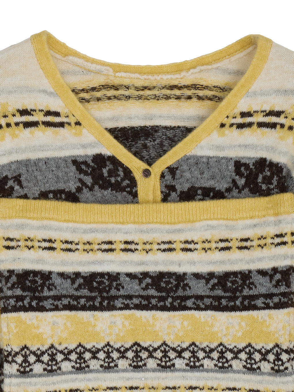 UND JACQUARD FAIR ISLE BUISTIER SET KNIT
