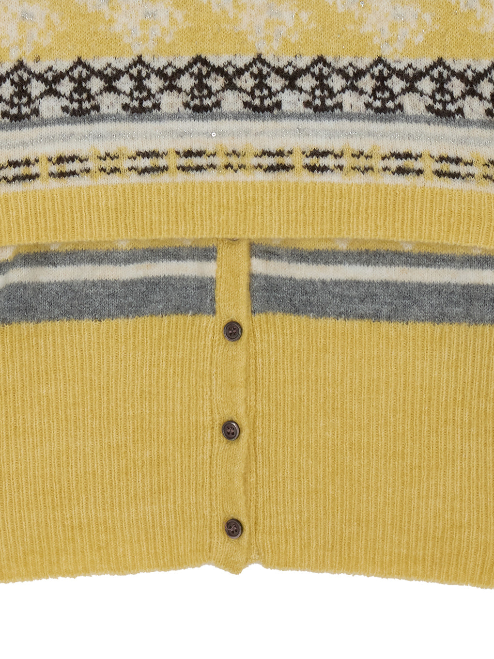 UND JACQUARD FAIR ISLE BUISTIER SET KNIT