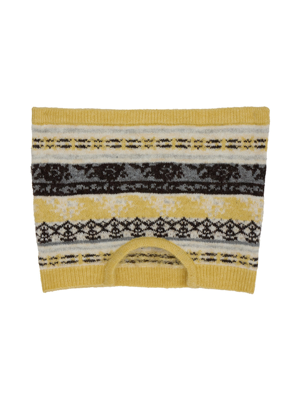 UND JACQUARD FAIR ISLE BUISTIER SET KNIT
