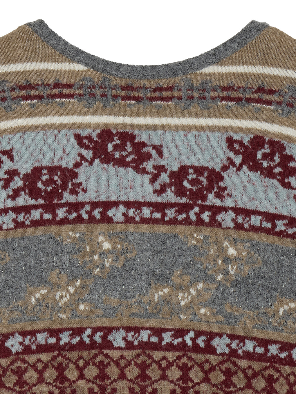 UND JACQUARD FAIR ISLE BUISTIER SET KNIT
