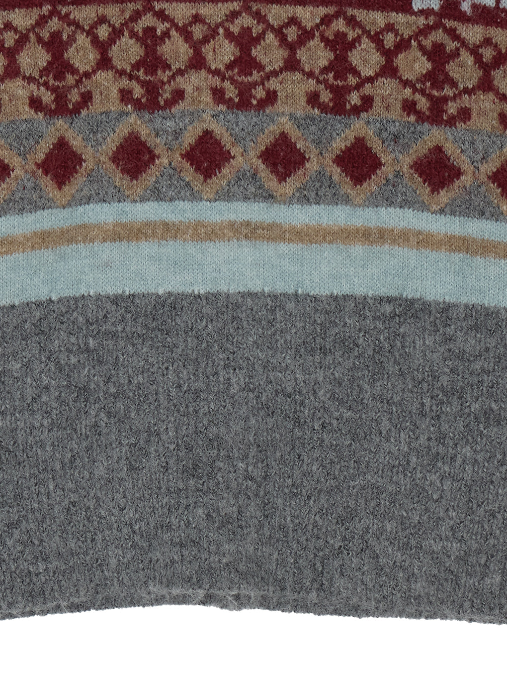 UND JACQUARD FAIR ISLE BUISTIER SET KNIT