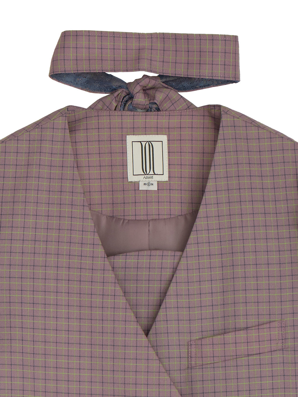 UND JACKET SET CHECK DRESS