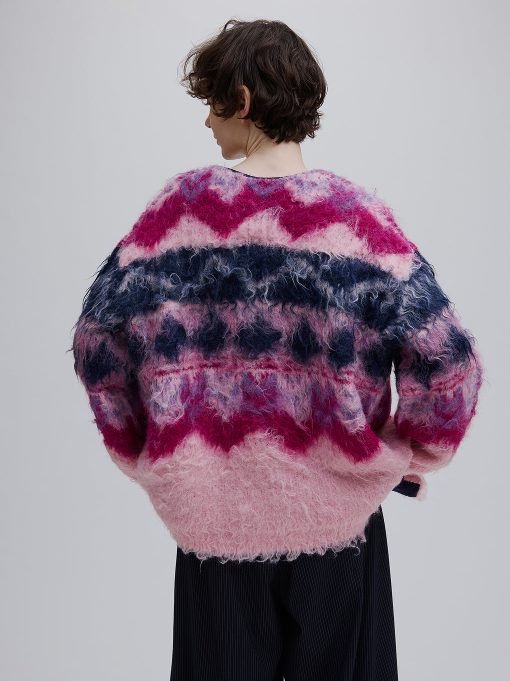 MONSTER SHAGGY LONG KNIT CARDIGAN