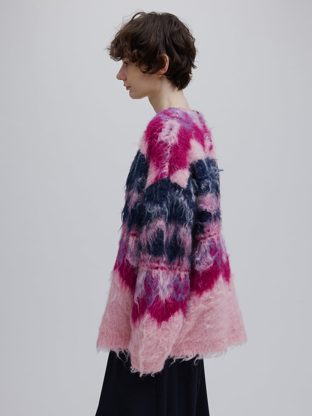 MONSTER SHAGGY LONG KNIT CARDIGAN