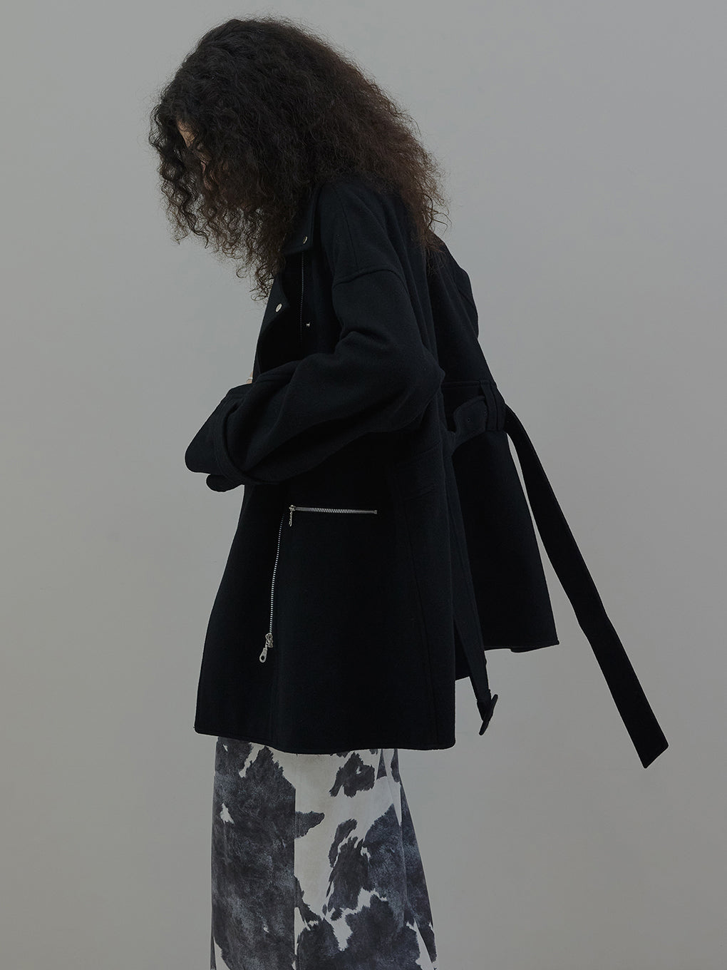 WOOL RIDERS COAT