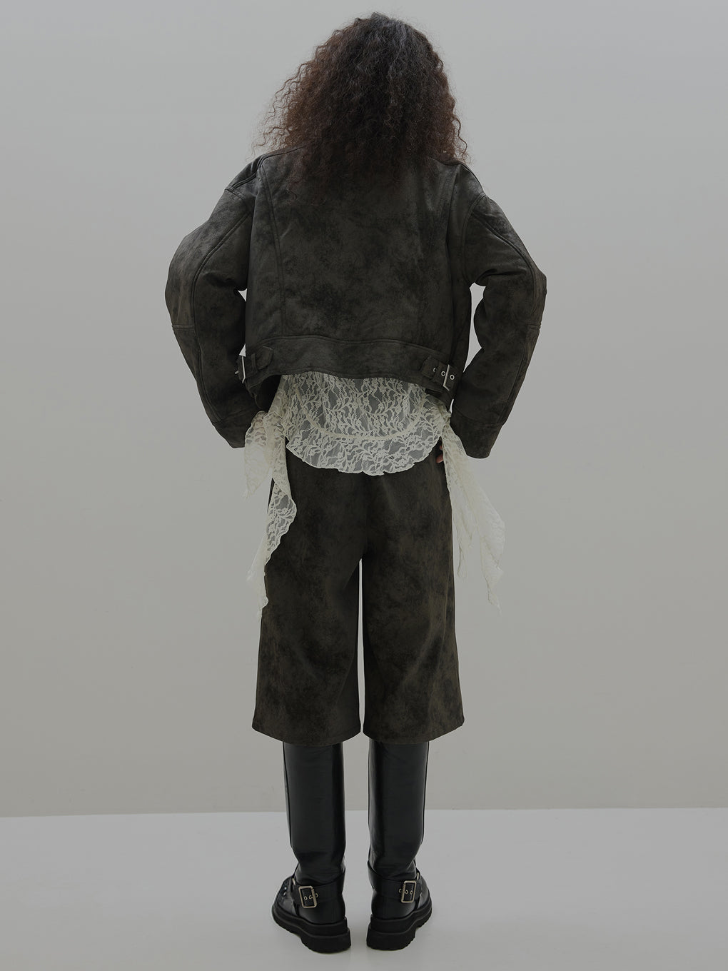 UND CRUSHED PADDED JACKET