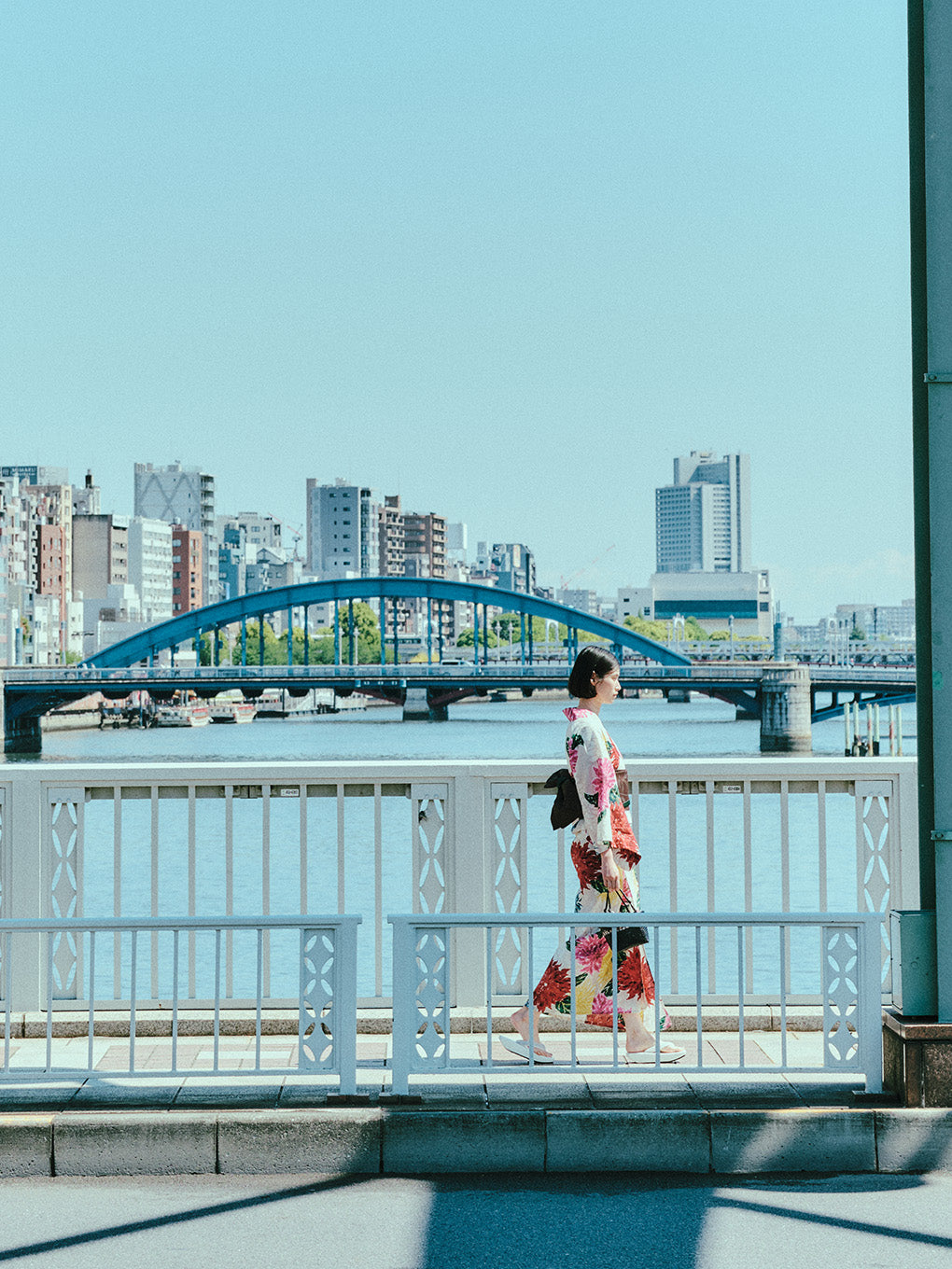 KEITAMARUYAMA × Ameri BEIGE FLOWER YUKATA