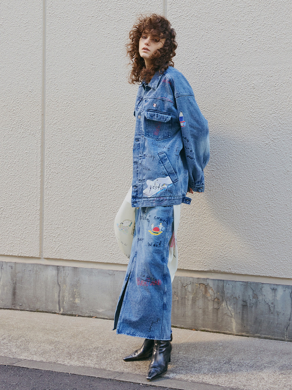 Gabrielle×Ameri 10TH HISTORY I LINE SKIRT