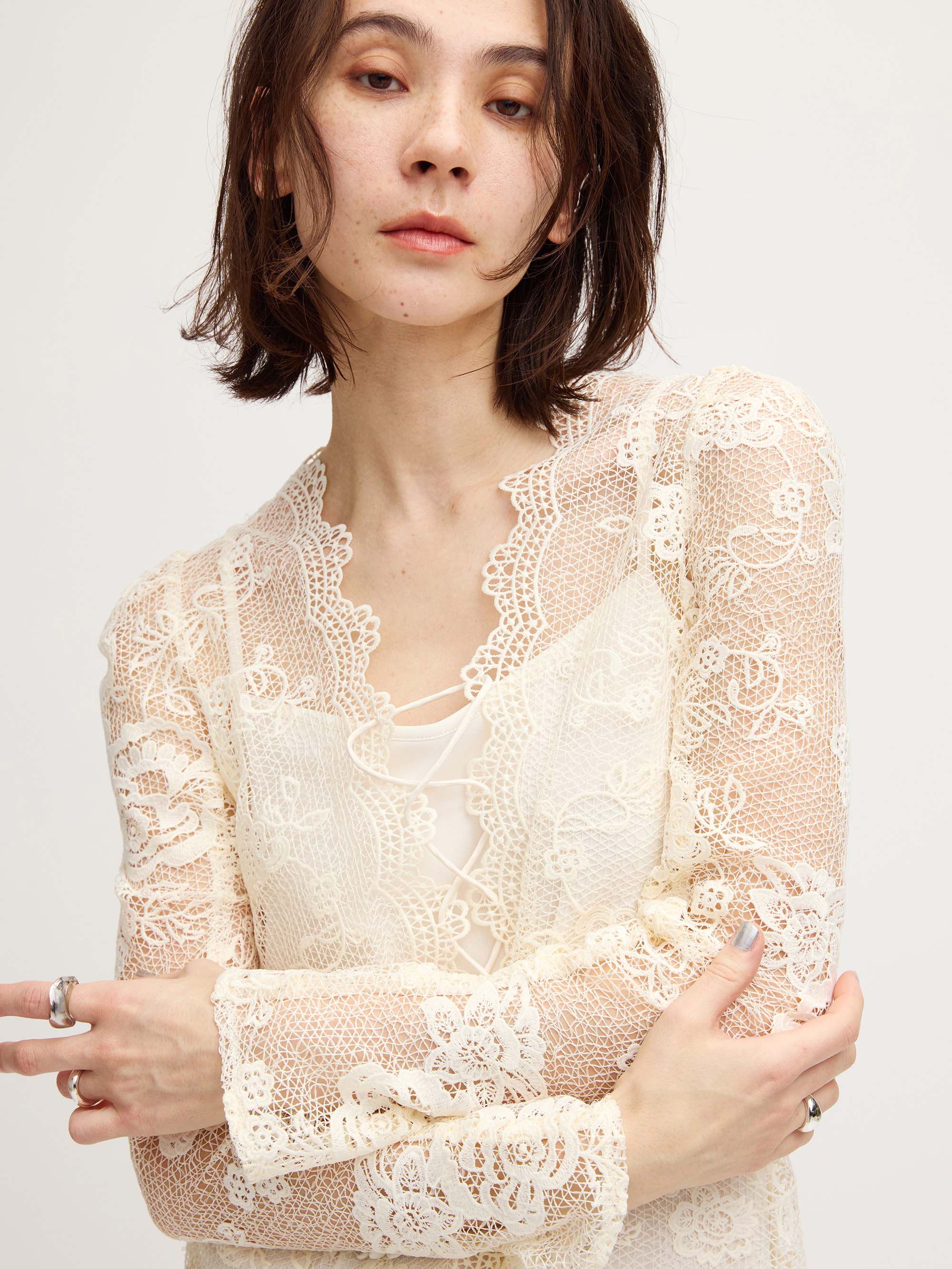TABLE CROSS LACE UP DRESS