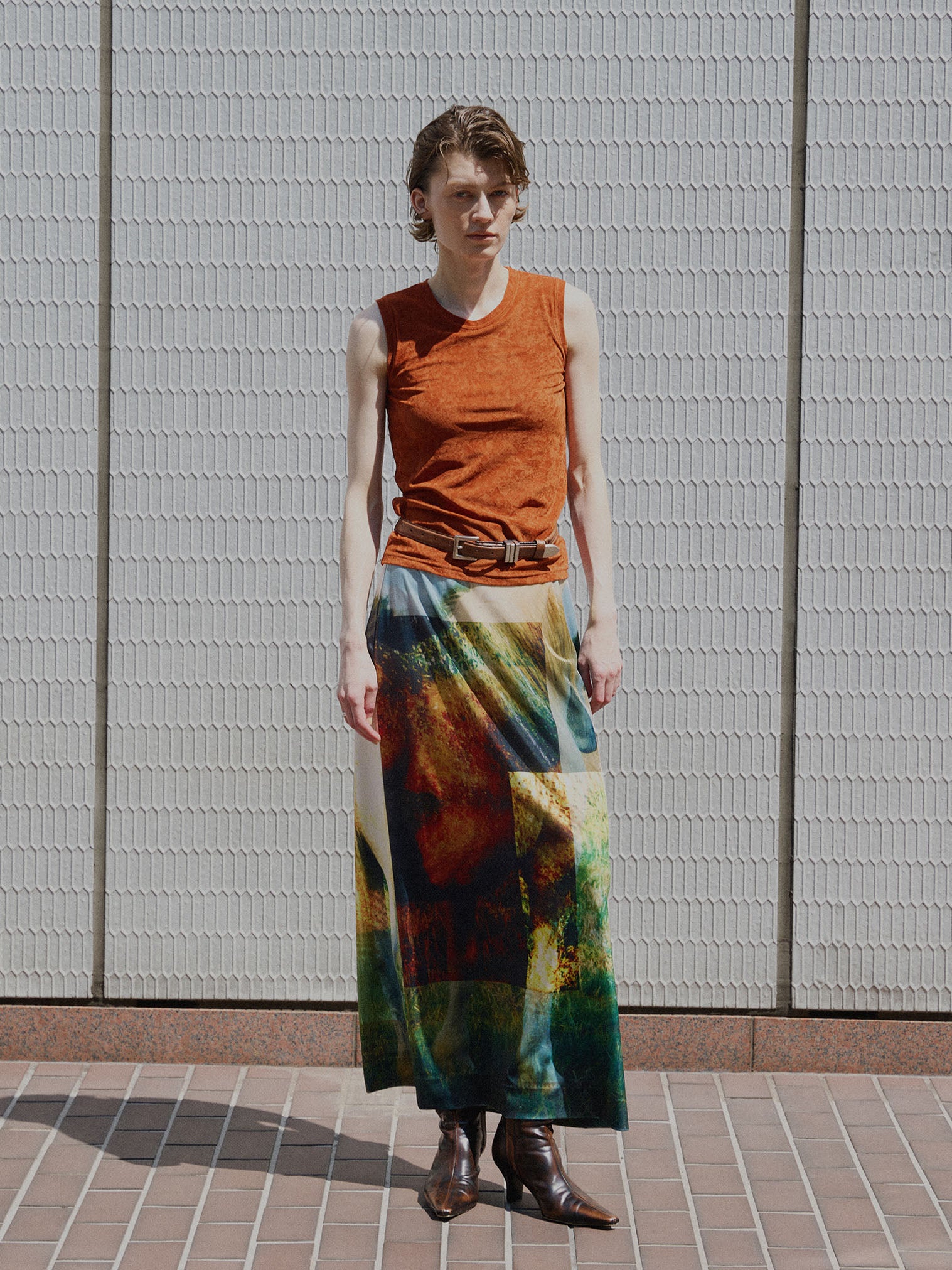 Silvia Conde Oliván×Ameri VELOUR SKIRT