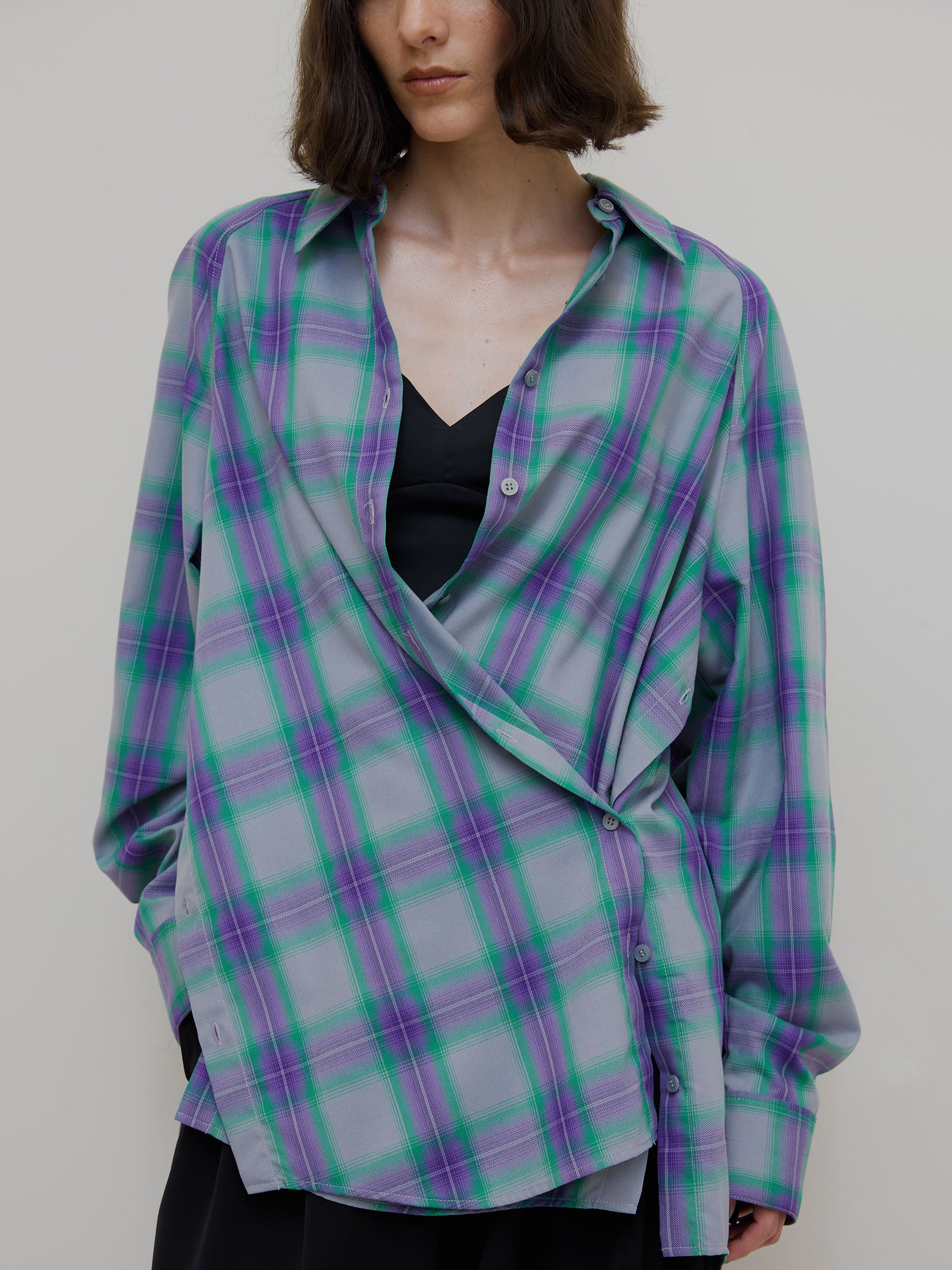 OMBRE CHECK VARIATION SHIRT