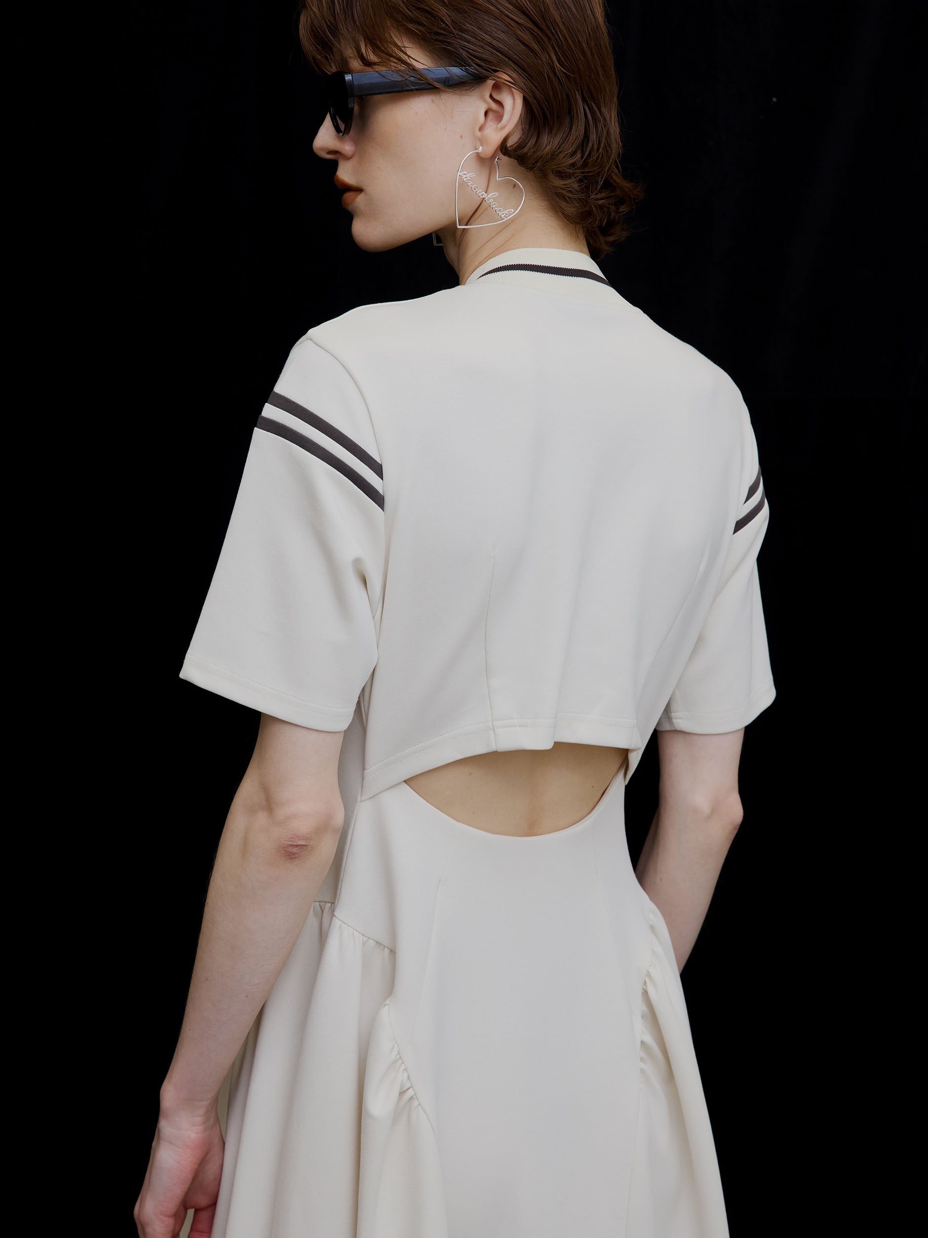 TRUCK JACKET LIKE FLARE DRESS