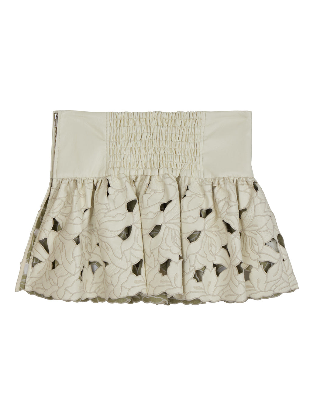 UND LACE CUTWORK CORSET TOP