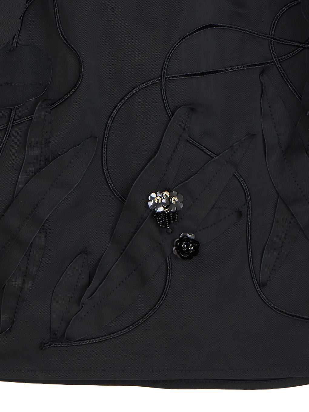 UND FLOUR MOTIF MINI SKIRT