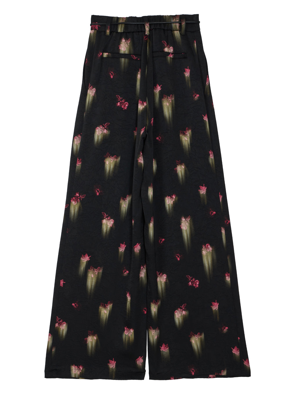 CLARA SATIN TUCK PANTS