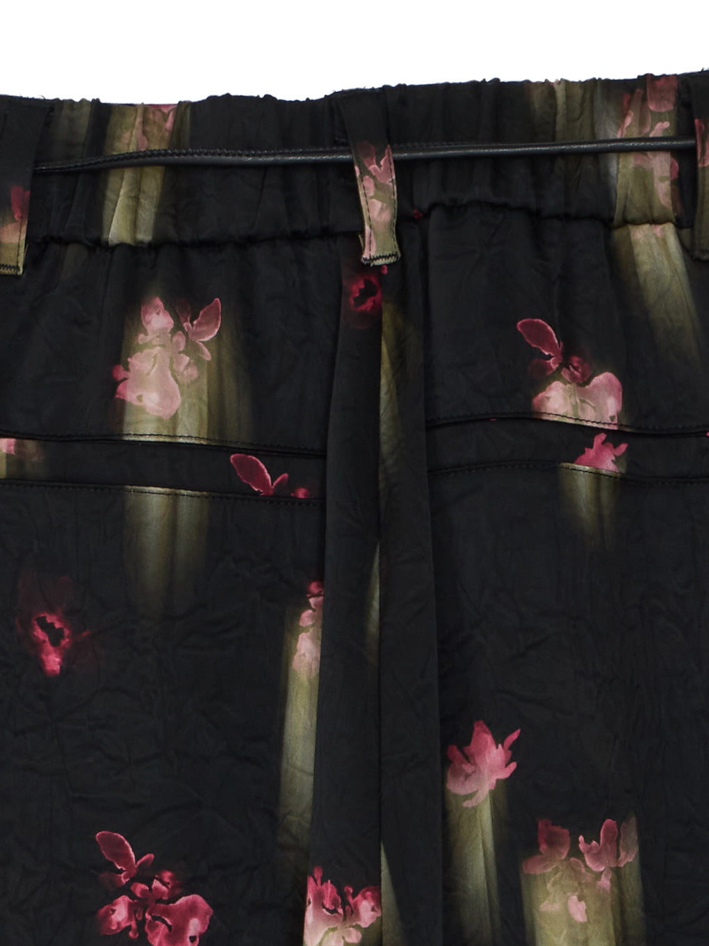 CLARA SATIN TUCK PANTS