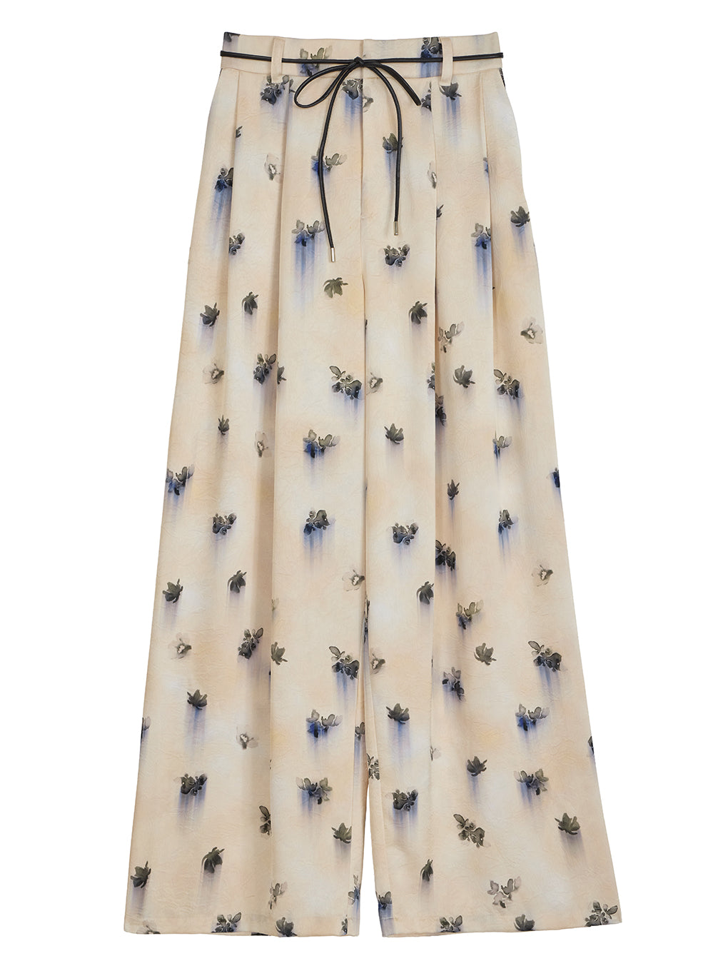 CLARA SATIN TUCK PANTS