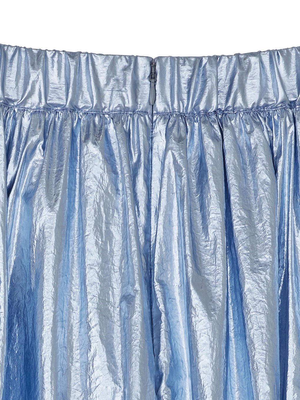 METALLIC VOLUME FLARE SKIRT