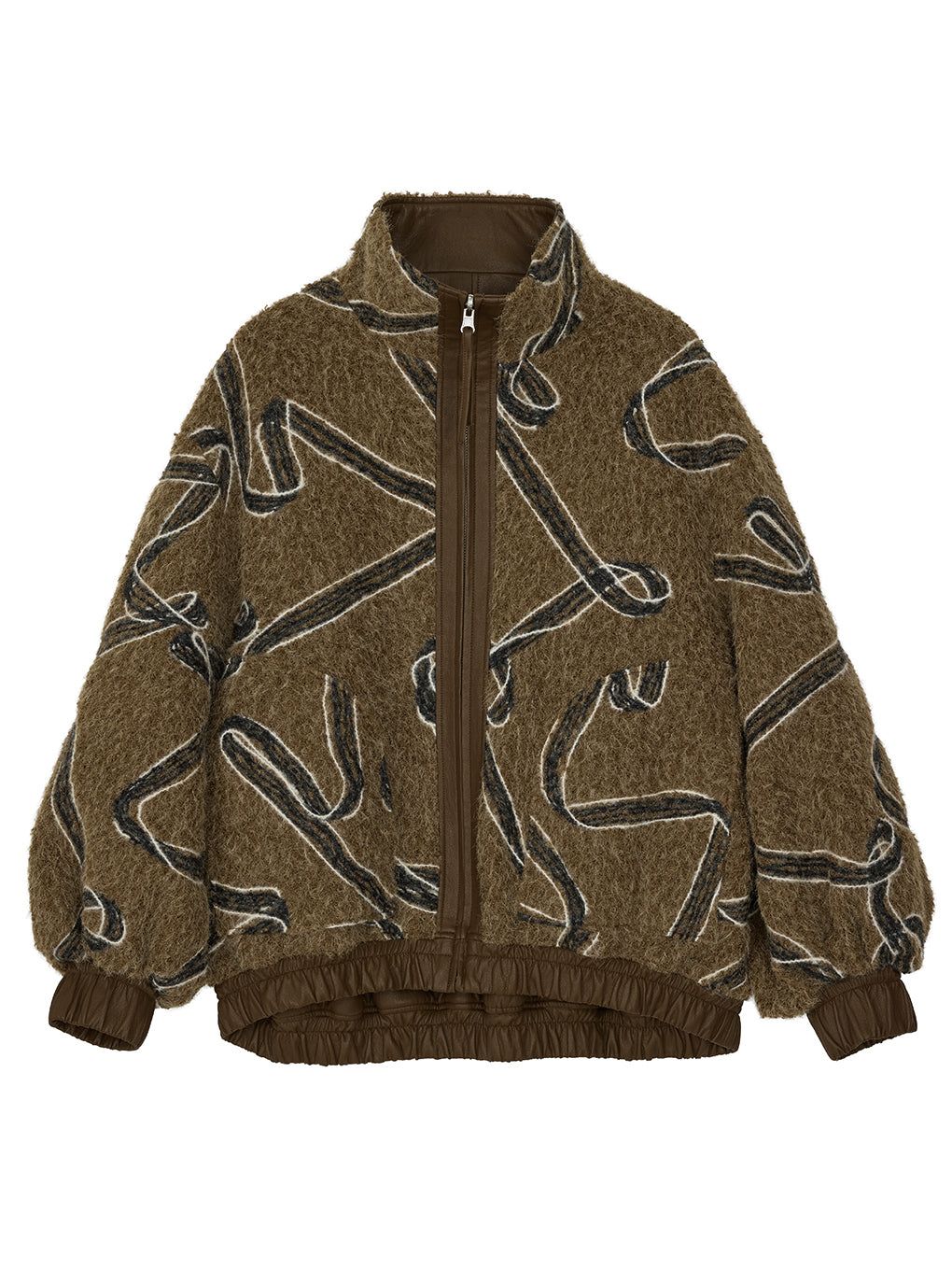 UND REVERSIBLE RIBBON BOA JACKET
