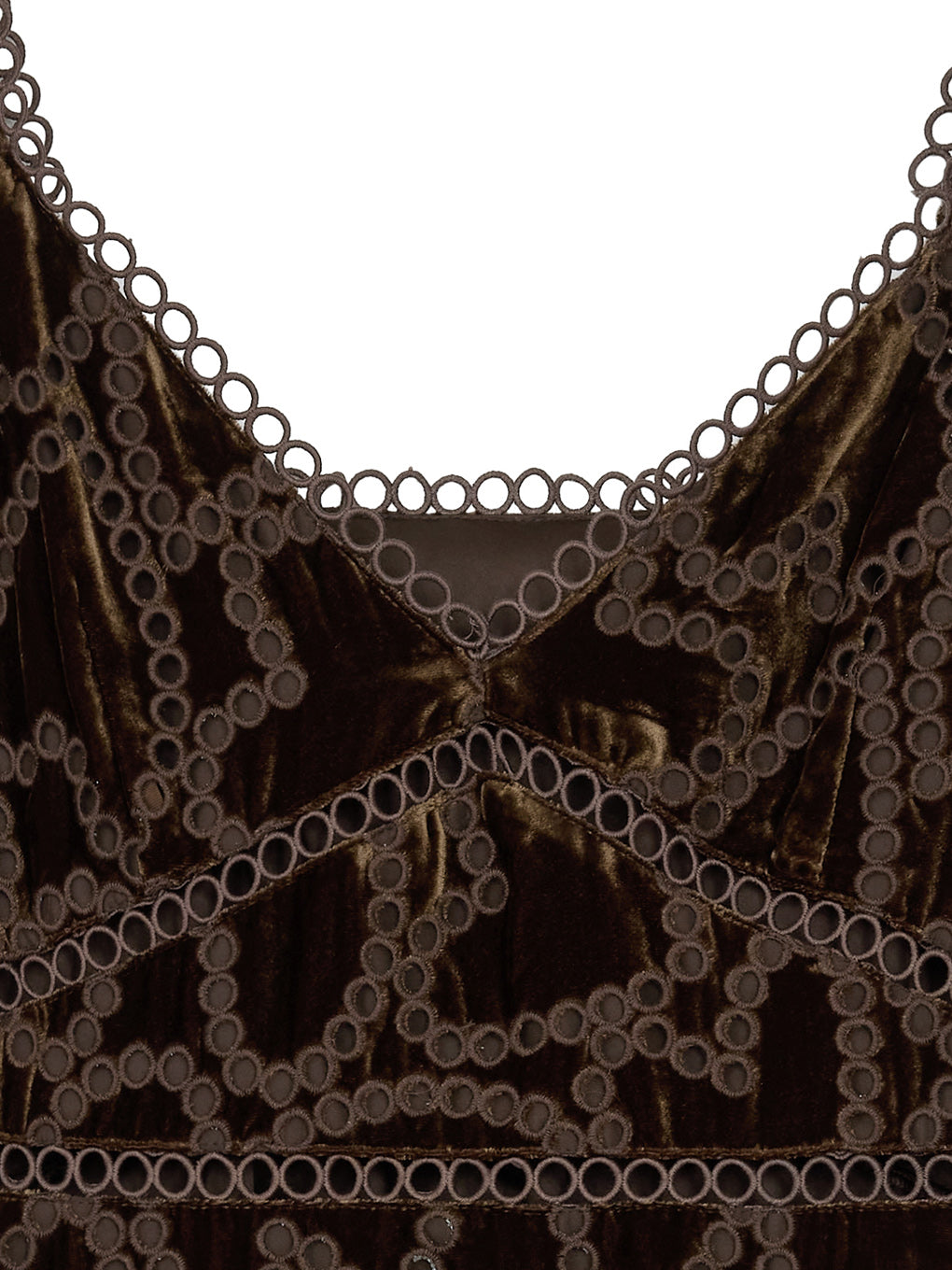 UND HEART EMBROIDERY CAMI DRESS