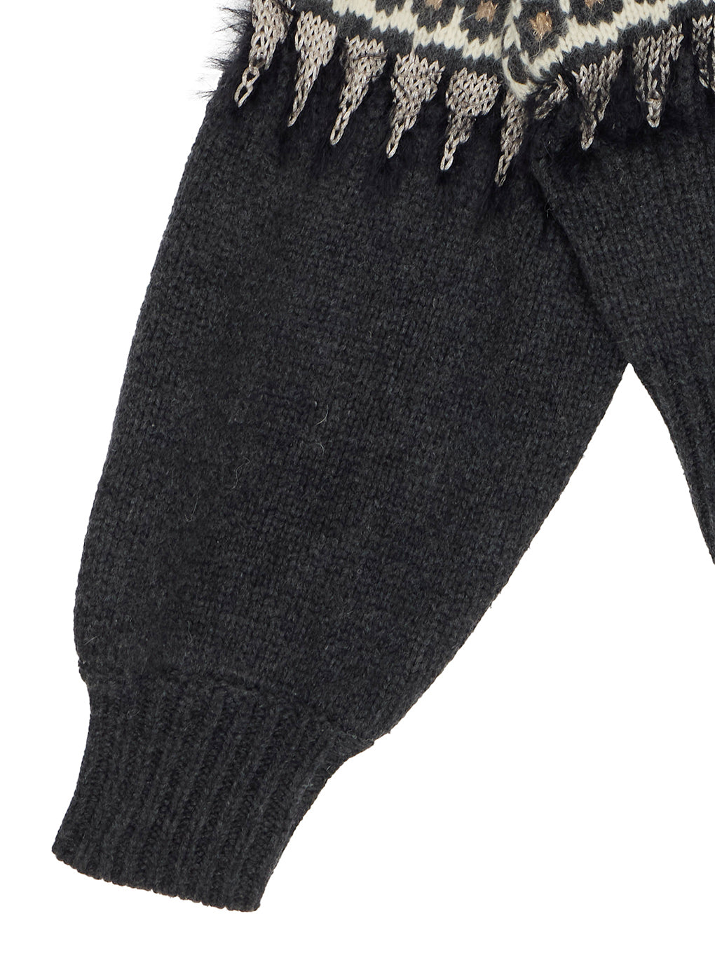 UND 2WAY LADY NORDIC KNIT CARDIGAN