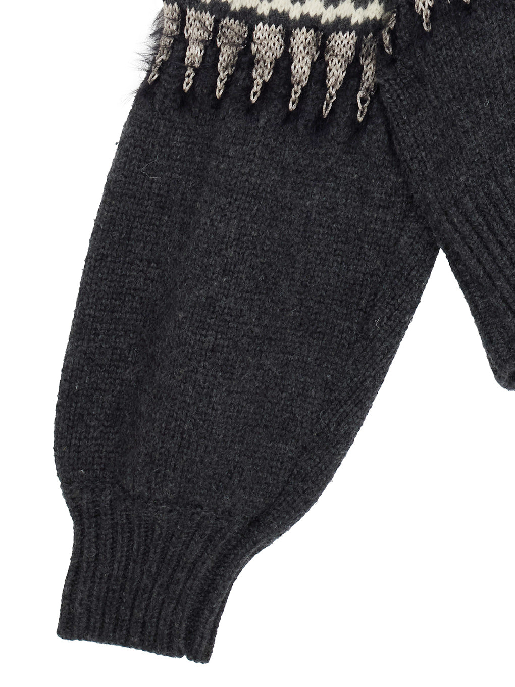 UND 2WAY LADY NORDIC KNIT CARDIGAN