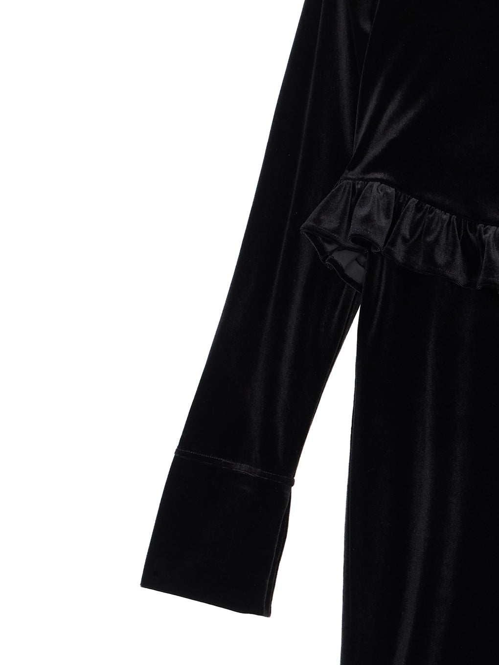 UND OFF SHOULDER VELOUR CARDIGAN SET DRESS