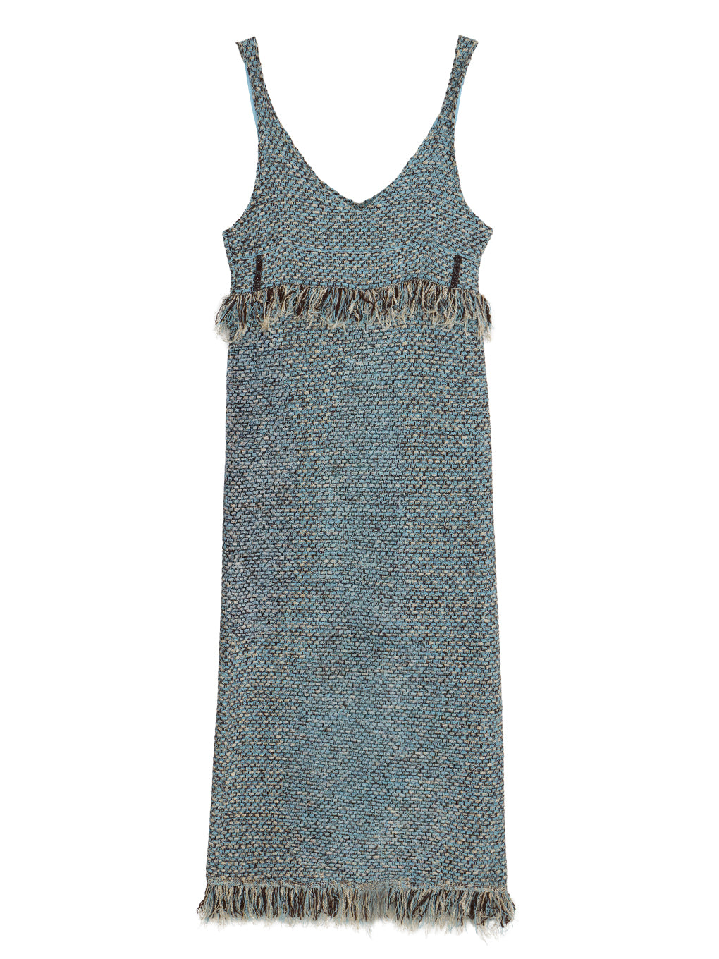 UND TWEED JUMPER SKIRT KNIT DRESS