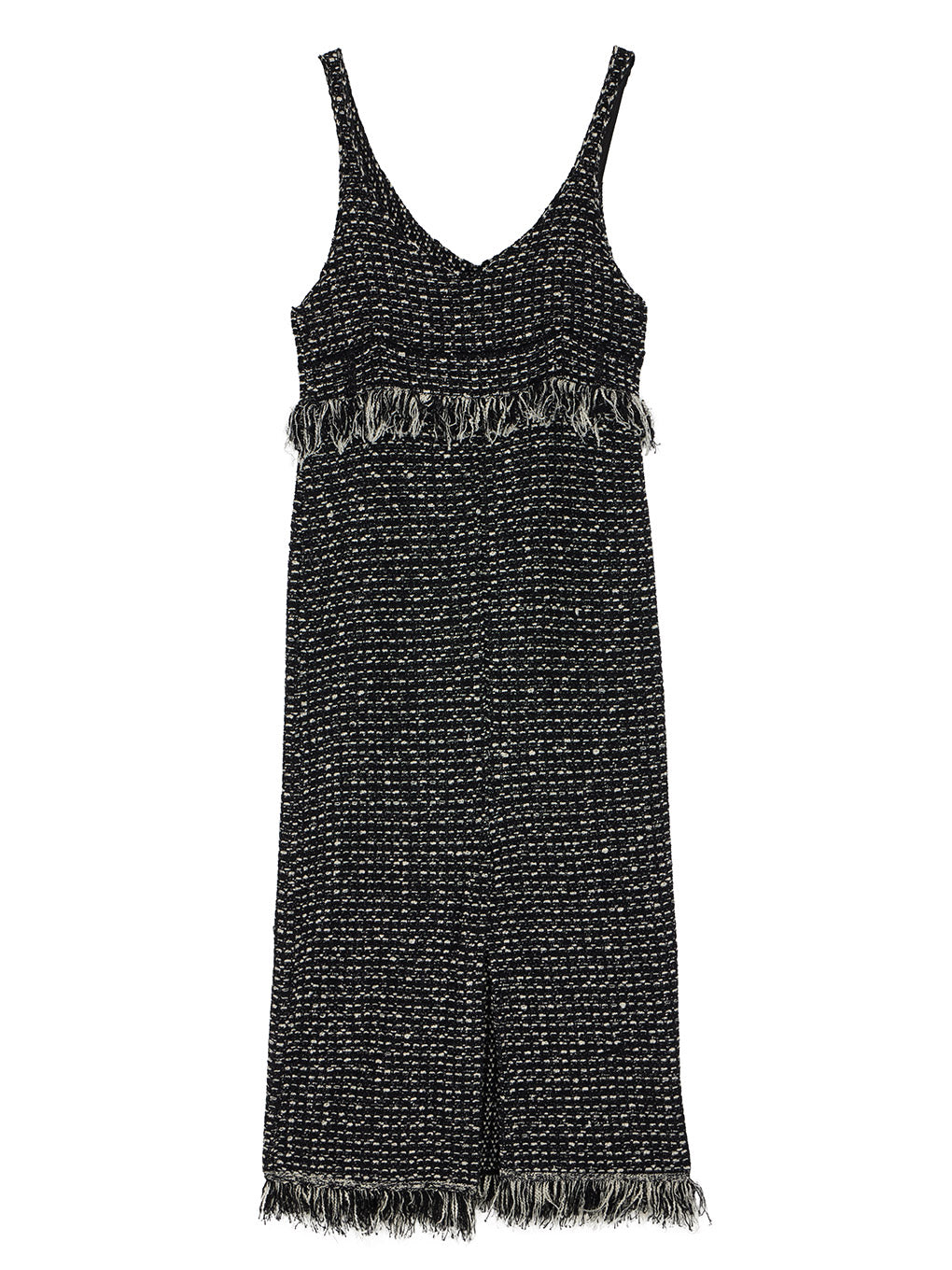 UND TWEED JUMPER SKIRT KNIT DRESS