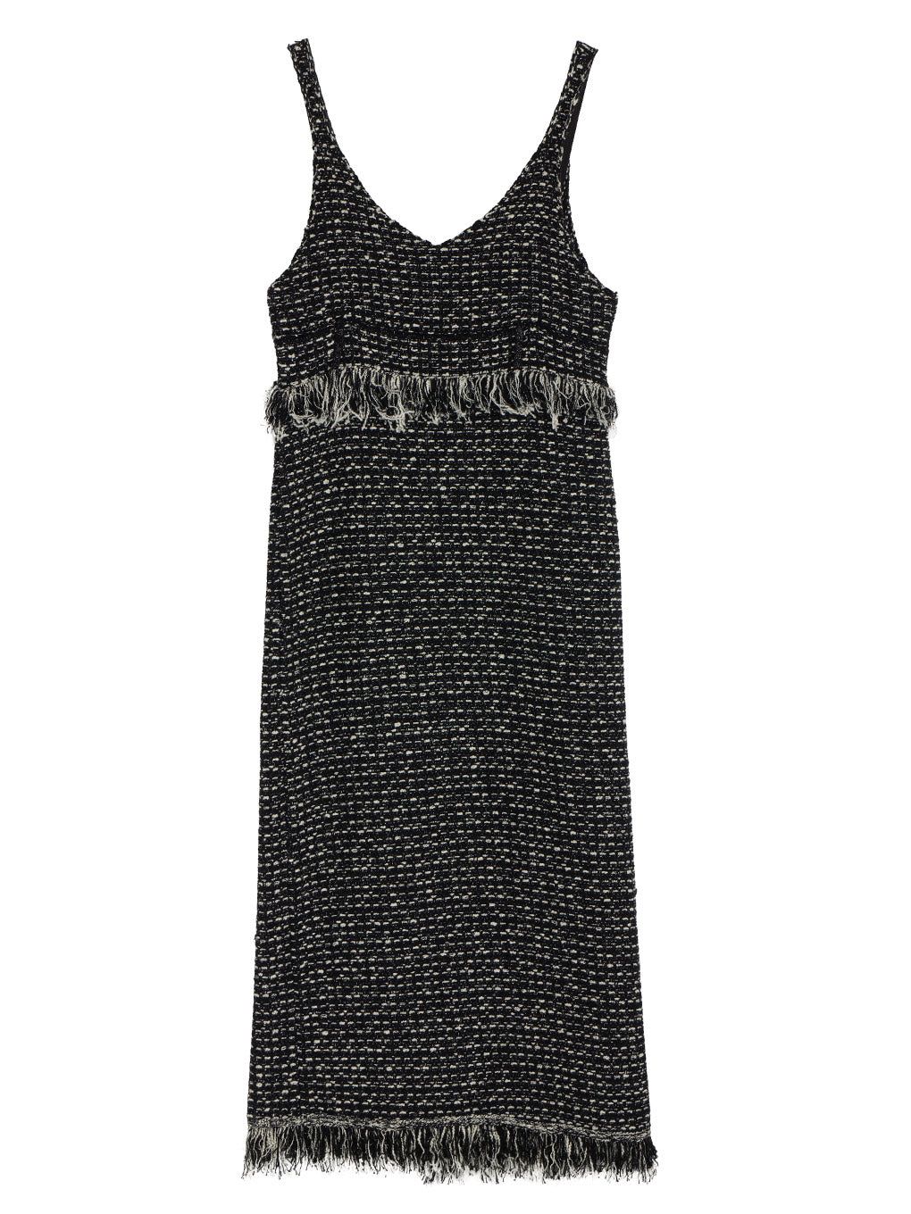 UND TWEED JUMPER SKIRT KNIT DRESS