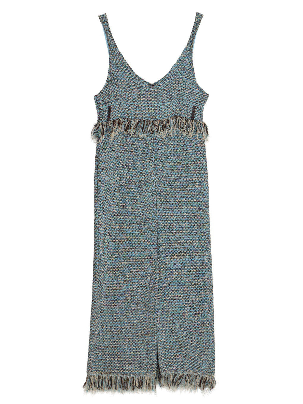 UND TWEED JUMPER SKIRT KNIT DRESS