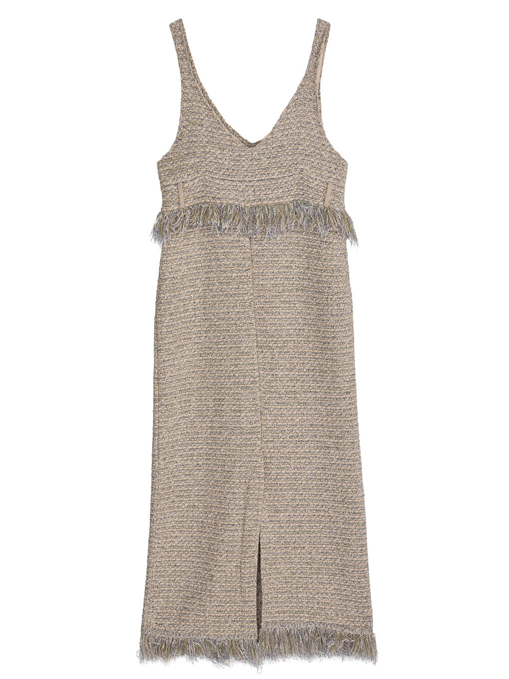 UND TWEED JUMPER SKIRT KNIT DRESS