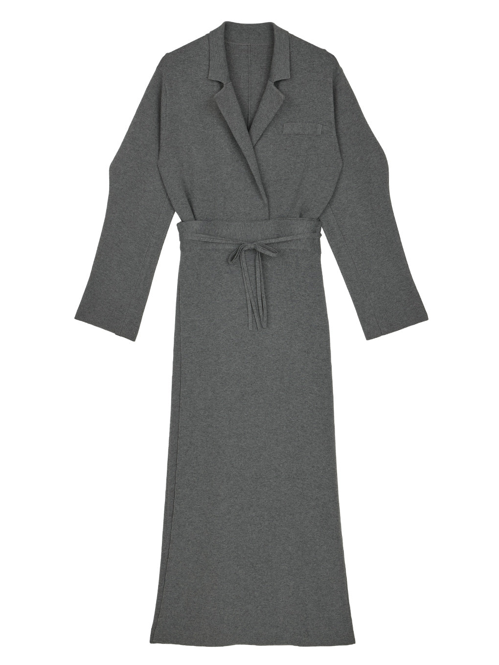 UND JACKET WINDING SKIRT KNIT SET DRESS