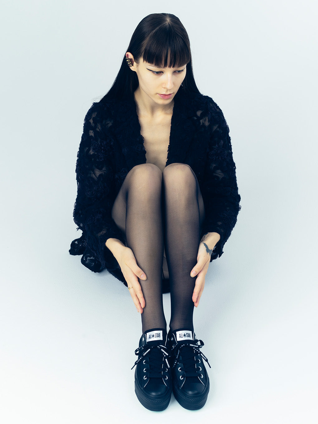 CONVERSE×AMERI ALL STAR LIFTED OX BL