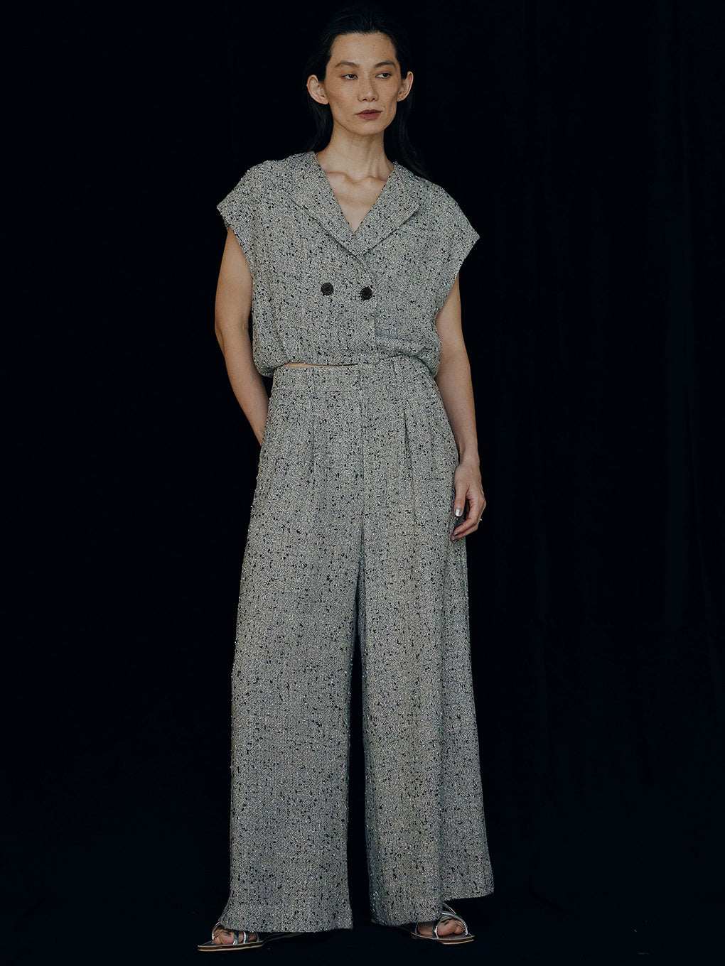 LADY LIKE TWEED SET UP 