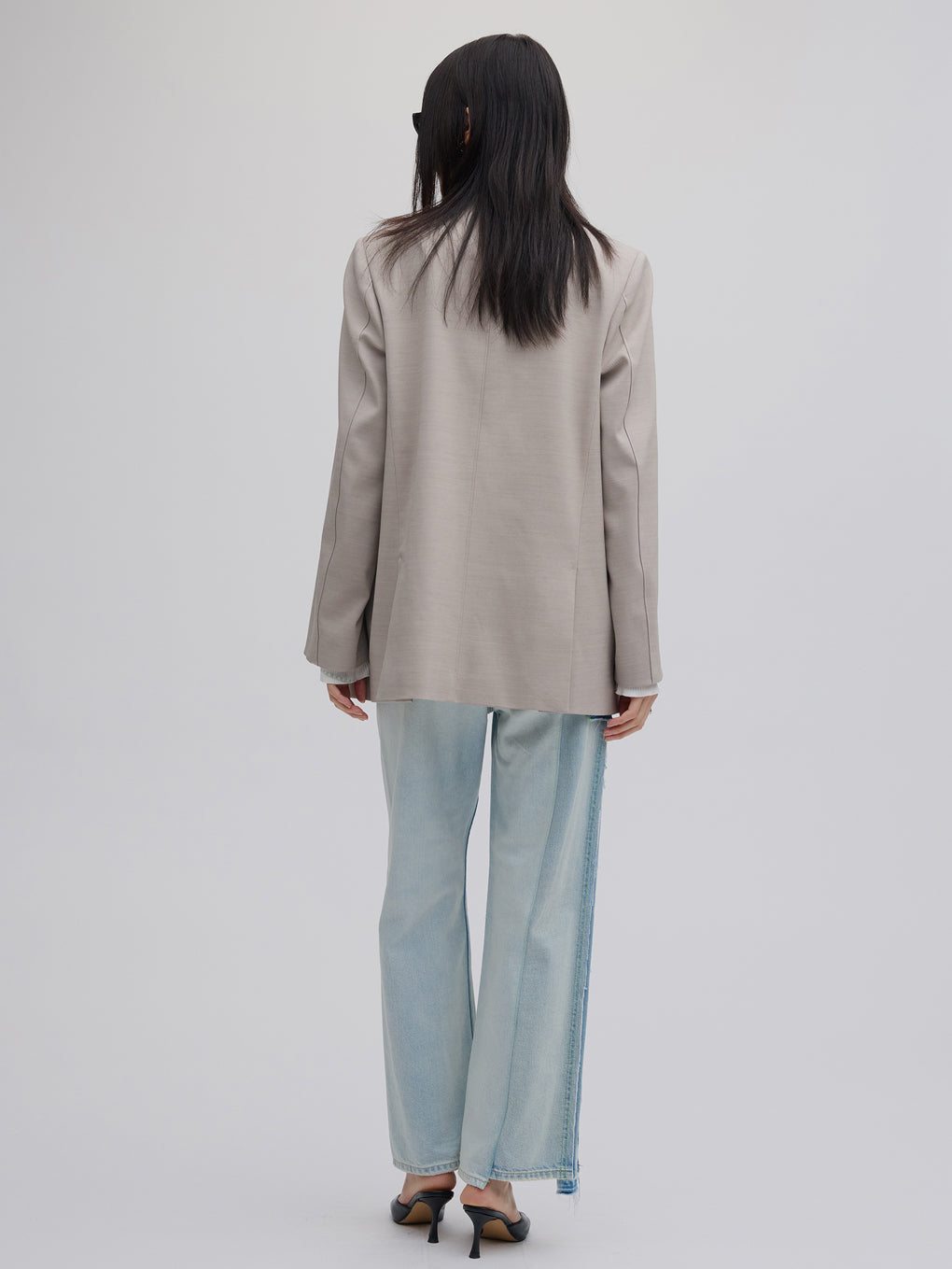 DRY TWILL COLLARLESS JACKET