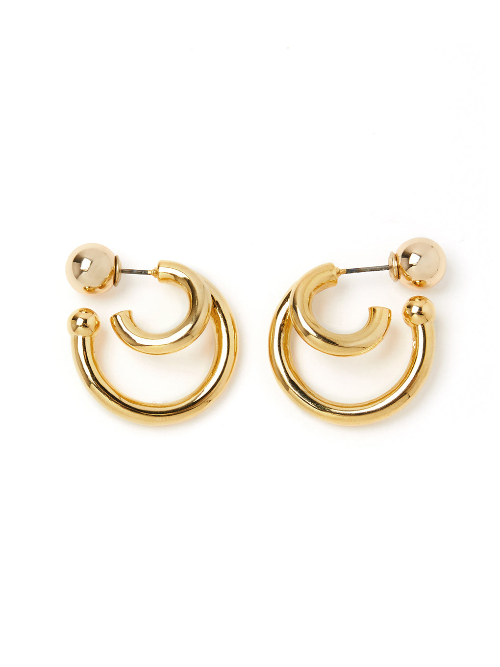 UND NICKEL FREE DOUBLE HOOP PIERCE