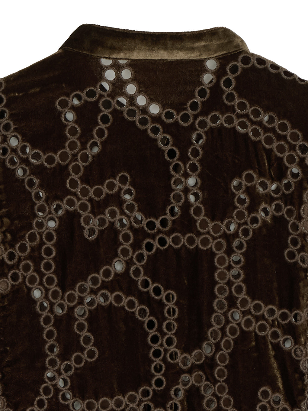 UND HEART EMBROIDERY OVER SHIRT