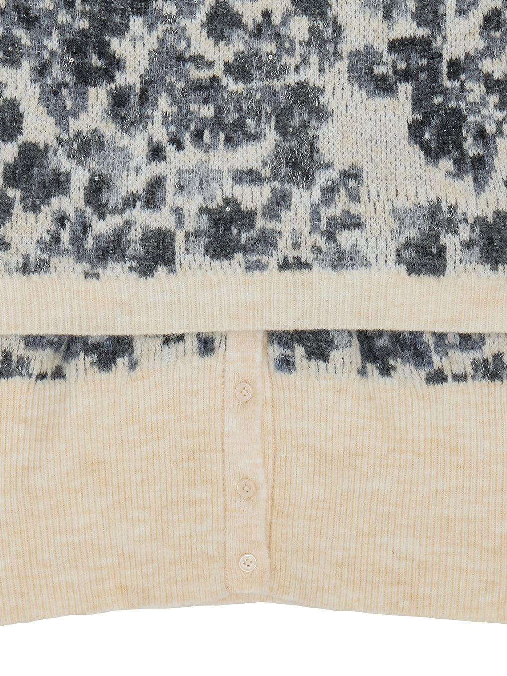 UND JACQUARD FLOWER BUISTIER SET KNIT