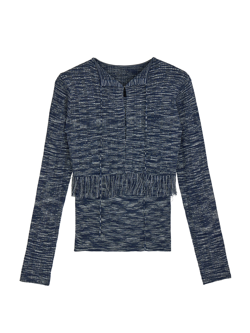 FRINGE CARDIGAN WITH CAMISOLE