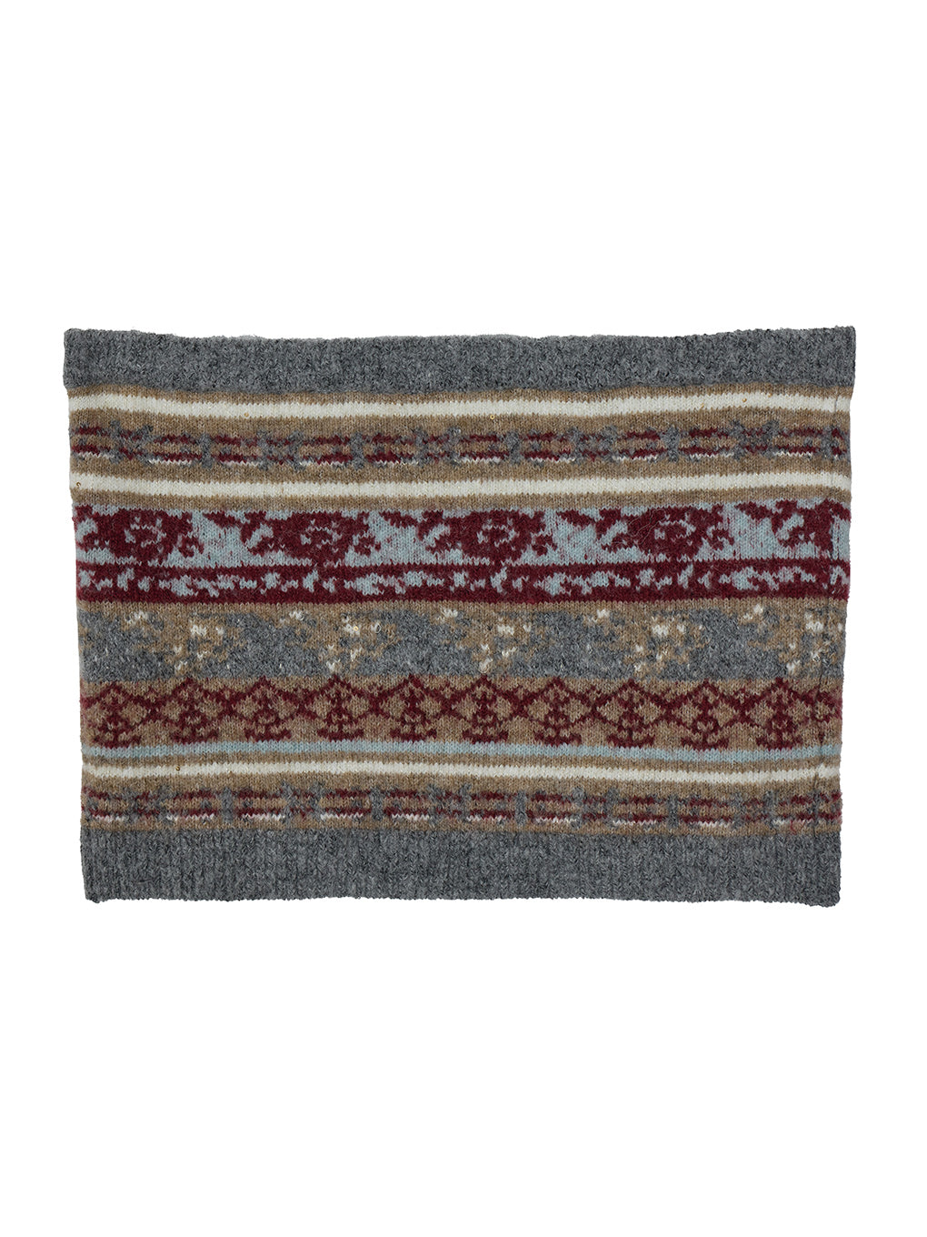 UND JACQUARD FAIR ISLE BUISTIER SET KNIT