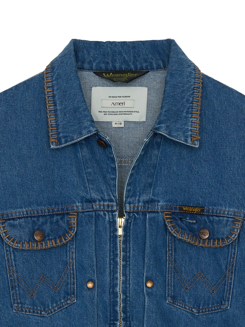 Wrangler×Ameri BLANKET STITCH DENIM JACKET