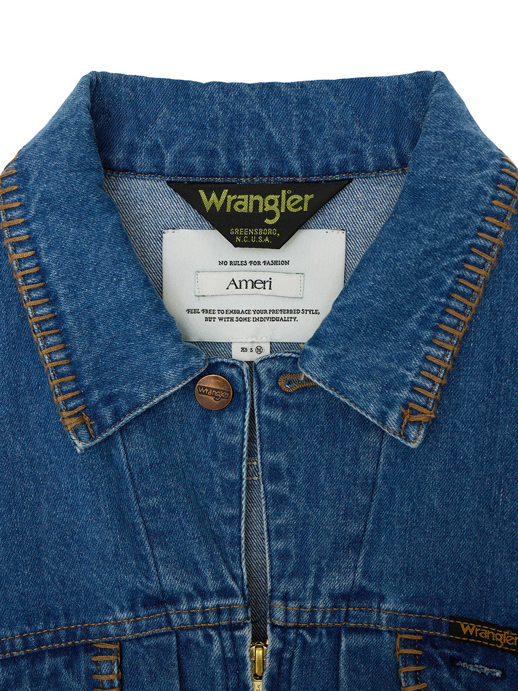Wrangler×Ameri BLANKET STITCH DENIM JACKET