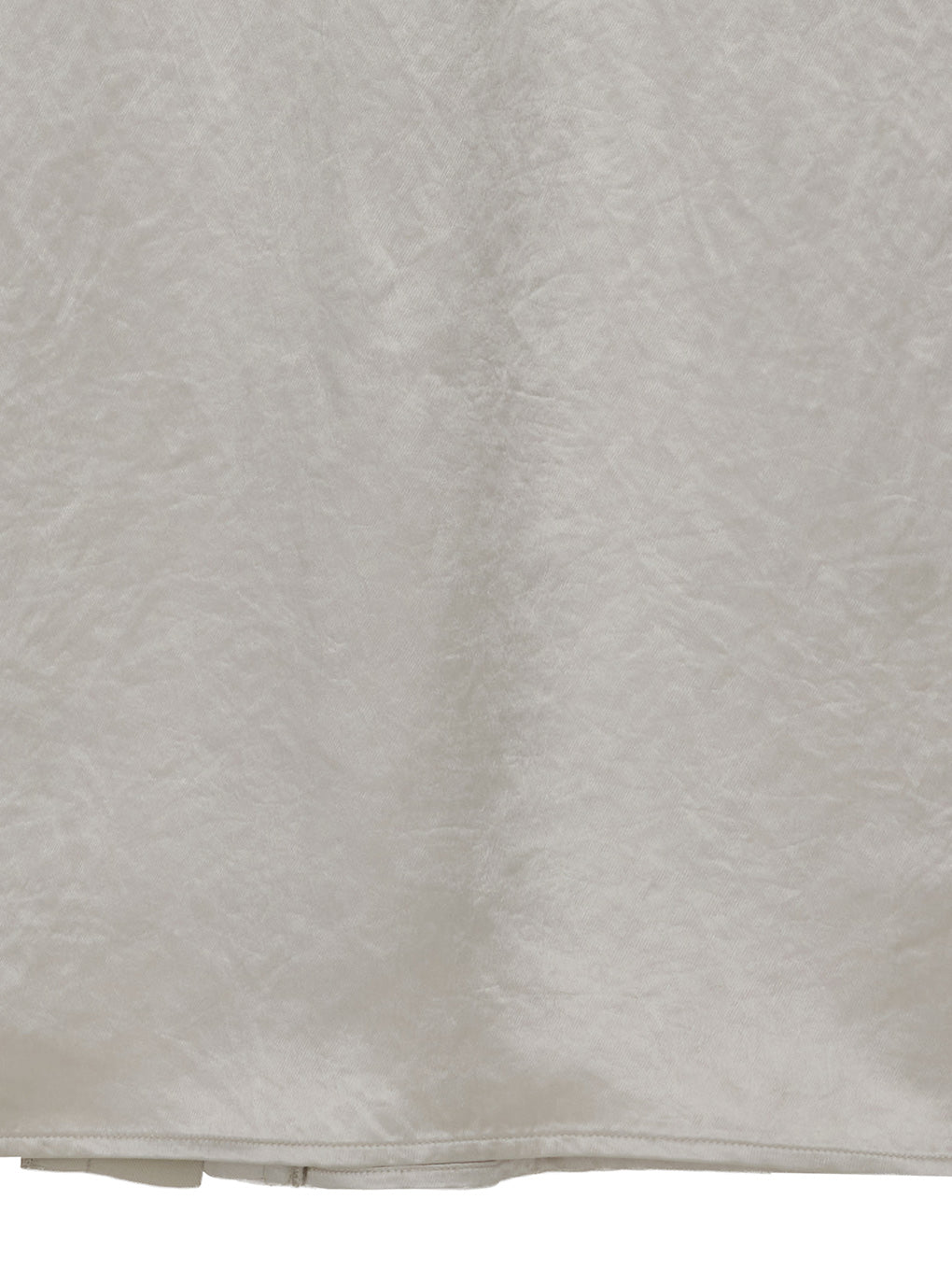 HEAVY SATIN ASYMMETRY TUCK SKIRT