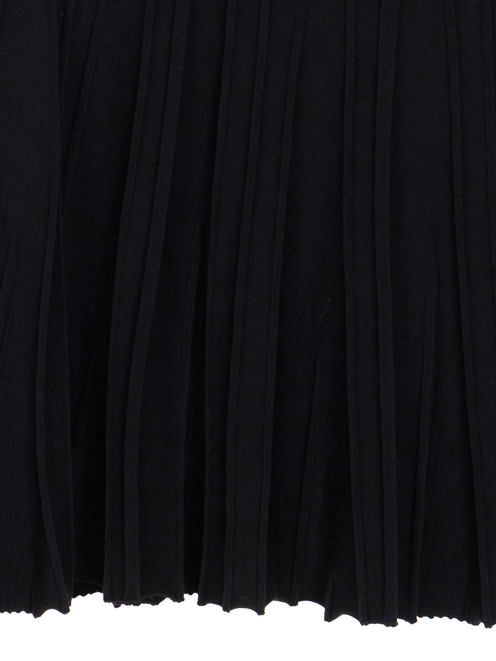 PLEATS CORSET KNIT SKIRT