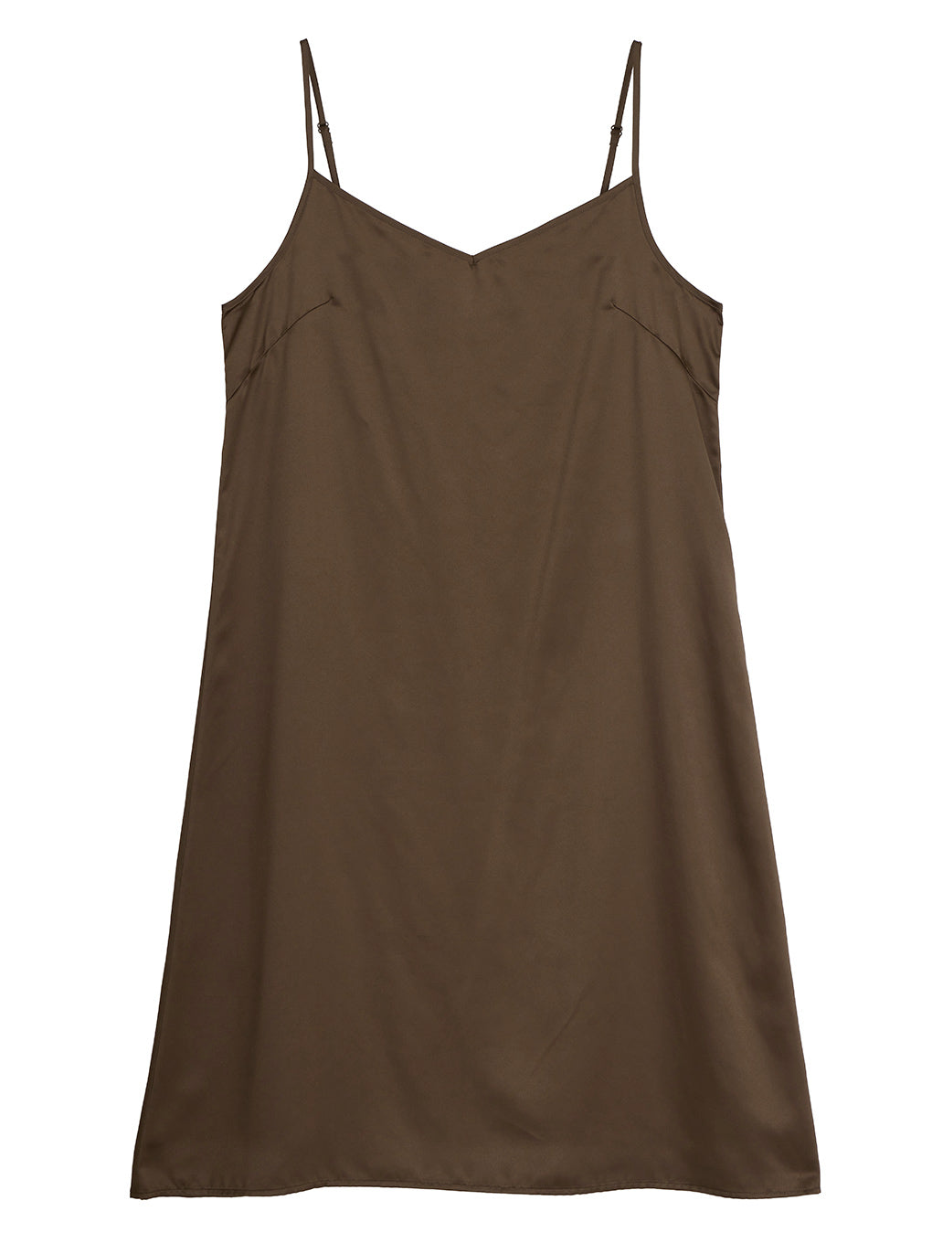 ブラウン付帯のインナーキャミソール