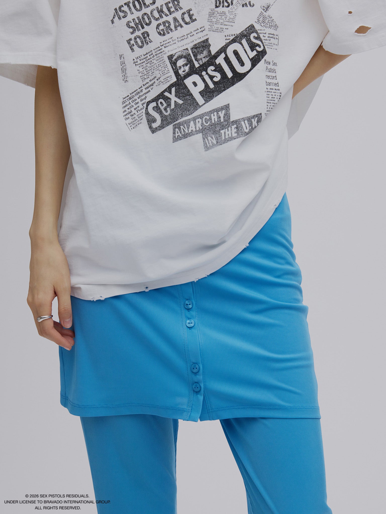 WRAP BELT SET RIB PANTS