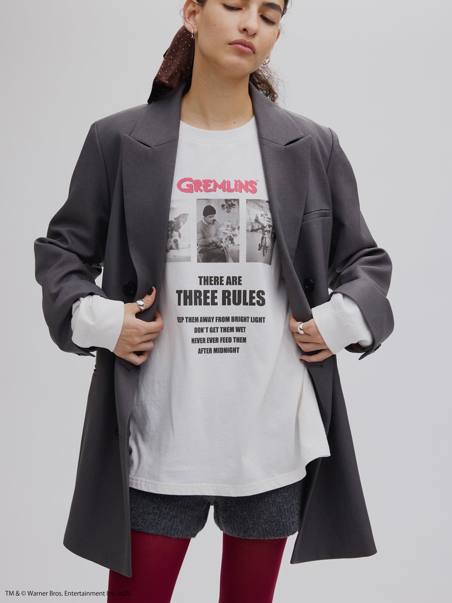 GREMLINS PHOTO PRINT LONG SLEEVE TOP