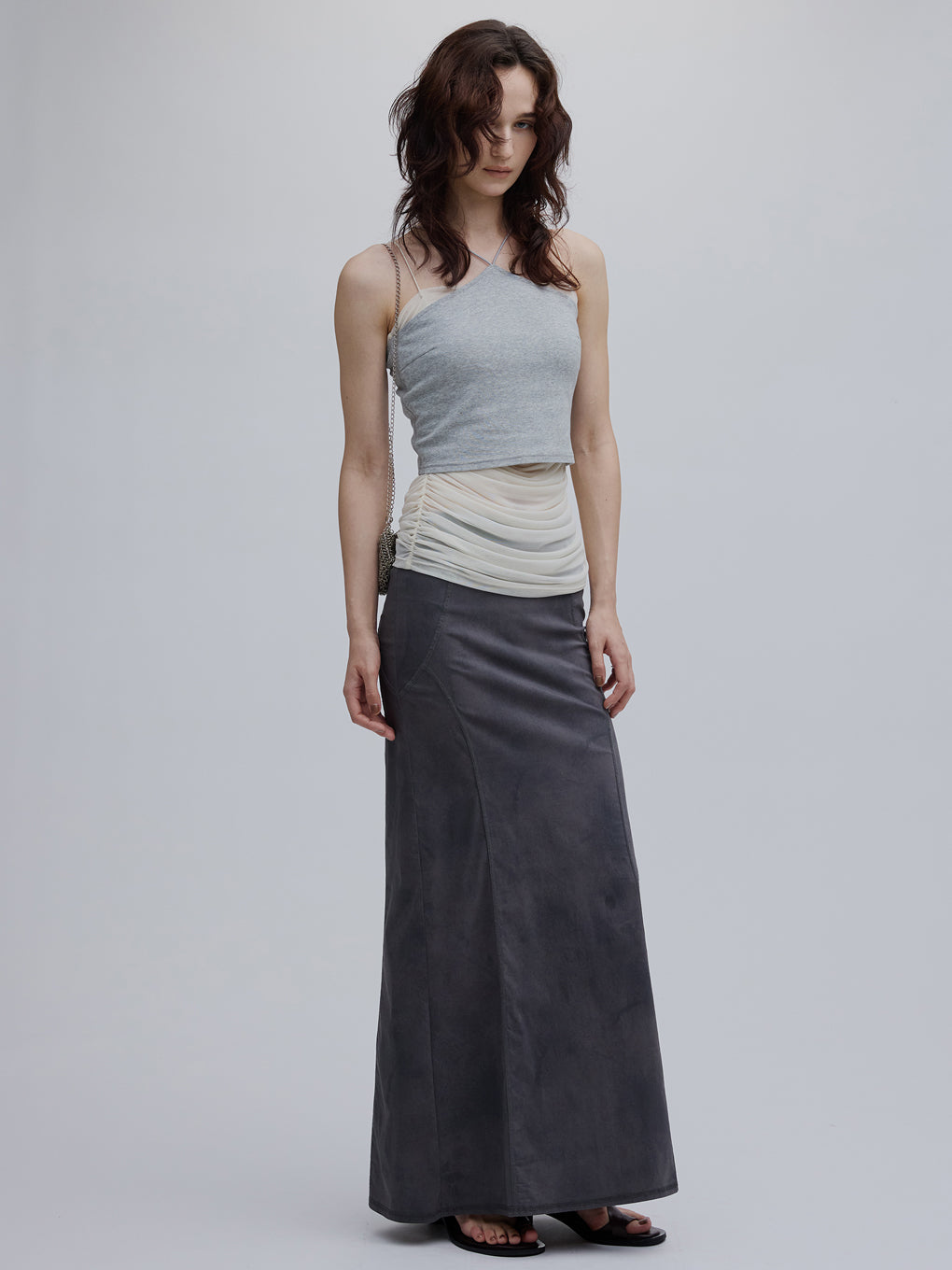 HALTER CAMISOLE LAYERED TOPS