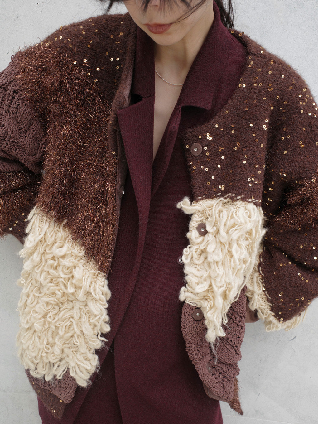 ニットカーディガン